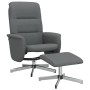 Recliner armchair with footrest in dark gray fabric by , Armchairs - Ref: Foro24-356571, Price: 171,30 €, Discount: %