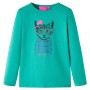 Camiseta infantil de manga larga verde brillante 140 de , Camisetas para niños - Ref: Foro24-13583, Precio: 9,99 €, Descuento: %