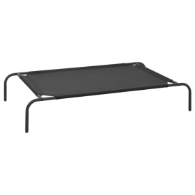 Textilene Black Erhöhtes Hundebett L von vidaXL, Betten für Hunde - Ref: Foro24-170662, Preis: 32,99 €, Rabatt: %