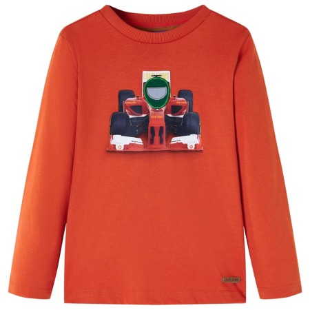 Children's orange long-sleeved t-shirt 104 by , Kids T-shirts - Ref: Foro24-12880, Price: 9,74 €, Discount: %