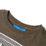 Children's long-sleeved khaki mélange T-shirt 104 by , Kids T-shirts - Ref: Foro24-12710, Price: 8,28 €, Discount: %