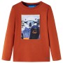 Children's long-sleeved t-shirt in light brick color 116 by , Kids T-shirts - Ref: Foro24-13141, Price: 8,99 €, Discount: %