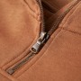 Children's hooded sweatshirt with half zip anthracite cognac 140 by , Kids T-shirts - Ref: Foro24-13478, Price: 19,49 €, Disc...