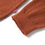 Children's knitted cardigan in cognac color 140 by , Children's outerwear - Ref: Foro24-14518, Price: 14,99 €, Discount: %