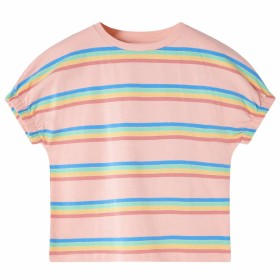 Pfirsichfarbenes Kinder-T-Shirt 128 von , Kinder-T-Shirts - Ref: Foro24-11462, Preis: 9,99 €, Rabatt: %