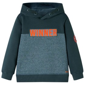 Dunkelgrünes Kinder-Kapuzensweatshirt 128 von , Kinder-T-Shirts - Ref: Foro24-12907, Preis: 12,99 €, Rabatt: %