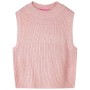 Children's light pink knitted vest 116 by , Kids T-shirts - Ref: Foro24-14511, Price: 9,95 €, Discount: %