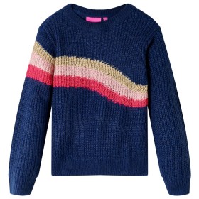 Navy blue children's knitted sweater 104 by , Kids T-shirts - Ref: Foro24-14530, Price: 14,99 €, Discount: %