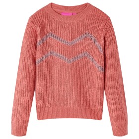 Jersey de punto infantil rosa medio 128 de , Camisetas para niños - Ref: Foro24-14507, Precio: 12,99 €, Descuento: %