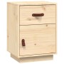 Solid pine wood bedside table 40x34x55 cm by vidaXL, Nightstands - Ref: Foro24-818305, Price: 57,62 €, Discount: %