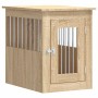 Hundekäfig aus Holzwerkstoff Sonoma-Eiche 45x62x59 cm von , Hundehütten - Ref: Foro24-838311, Preis: 91,43 €, Rabatt: %