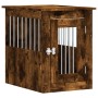 Smoked oak engineered wood dog cage 45x62x59 cm by , Dog kennels - Ref: Foro24-838313, Price: 69,77 €, Discount: %