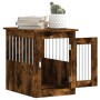 Smoked oak engineered wood dog cage 45x62x59 cm by , Dog kennels - Ref: Foro24-838313, Price: 69,77 €, Discount: %