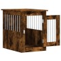 Smoked oak engineered wood dog cage 45x62x59 cm by , Dog kennels - Ref: Foro24-838313, Price: 69,77 €, Discount: %