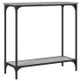 Sonoma gray engineered wood console table 75x30.5x75 cm by , Side tables - Ref: Foro24-837710, Price: 39,58 €, Discount: %