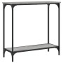 Sonoma gray engineered wood console table 75x30.5x75 cm by , Side tables - Ref: Foro24-837710, Price: 39,58 €, Discount: %