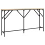 Mesa consola madera de ingeniería roble Sonoma 140x23x75 cm de , Mesas auxiliares - Ref: Foro24-837773, Precio: 60,66 €, Desc...