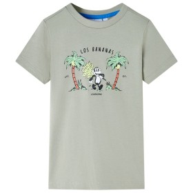 Light khaki children's t-shirt 104 by , Kids T-shirts - Ref: Foro24-11680, Price: 9,99 €, Discount: %