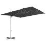 Cantilever parasol with anthracite gray steel pole 250x250 cm by vidaXL, Umbrellas - Ref: Foro24-44626, Price: 82,66 €, Disco...