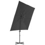 Cantilever parasol with anthracite gray steel pole 250x250 cm by vidaXL, Umbrellas - Ref: Foro24-44626, Price: 82,66 €, Disco...