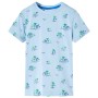 Light blue children's t-shirt 140 by , Kids T-shirts - Ref: Foro24-12553, Price: 10,02 €, Discount: %