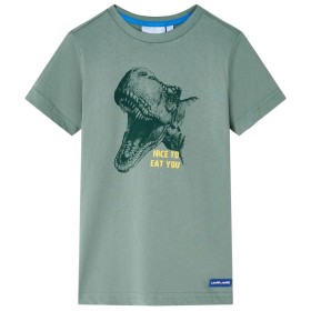 Camiseta infantil caqui 116 de , Camisetas para niños - Ref: Foro24-11726, Precio: 7,99 €, Descuento: %