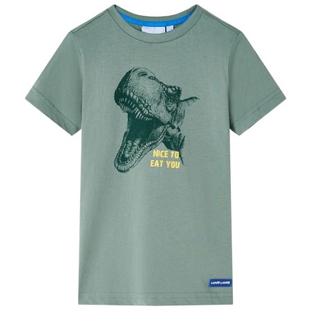 Camiseta infantil caqui 92 de , Camisetas para niños - Ref: Foro24-11724, Precio: 7,95 €, Descuento: %