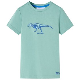 Camiseta infantil caqui claro 104 de , Camisetas para niños - Ref: Foro24-11745, Precio: 7,99 €, Descuento: %