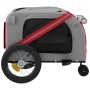 Hundefahrradanhänger Eisen Oxford Tuch Rot Schwarz von , Kinderwagen für Haustiere - Ref: Foro24-93887, Preis: 106,37 €, Raba...