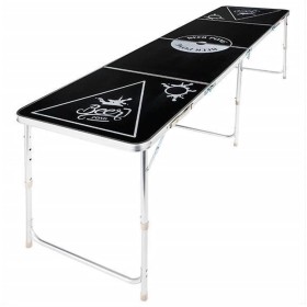 HI Klappbarer Bier-Pong-Tisch, höhenverstellbar, Schwarz von HI, Bier-Pong-Tische - Ref: Foro24-423930, Preis: 93,15 €, Rabat...