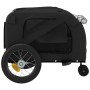 Fahrradanhänger Haustiere Eisen Stoff Oxford schwarz von , Kinderwagen für Haustiere - Ref: Foro24-93891, Preis: 150,52 €, Ra...