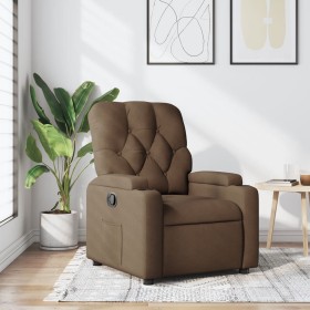 Brown Fabric Recliner by , Armchairs - Ref: Foro24-372483, Price: 221,82 €, Discount: %