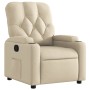 Sillón reclinable de tela crema de , Sillones - Ref: Foro24-372488, Precio: 221,82 €, Descuento: %