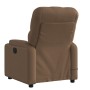 Sillón reclinable con masaje de tela marrón de , Sillones - Ref: Foro24-372495, Precio: 232,47 €, Descuento: %