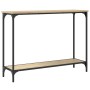 Mesa consola madera de ingeniería roble Sonoma 101x30,5x75 cm de , Mesas auxiliares - Ref: Foro24-837703, Precio: 42,10 €, De...