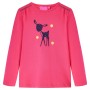 Bright pink long-sleeved children's t-shirt size 140 by , Kids T-shirts - Ref: Foro24-13533, Price: 8,08 €, Discount: %