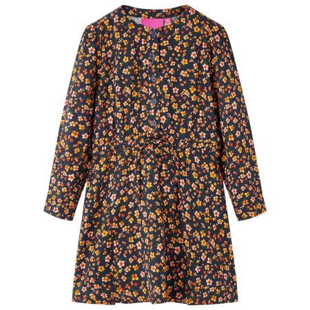 Navy blue long-sleeved children's dress size 104 by , Children's dresses - Ref: Foro24-13950, Price: 16,83 €, Discount: %