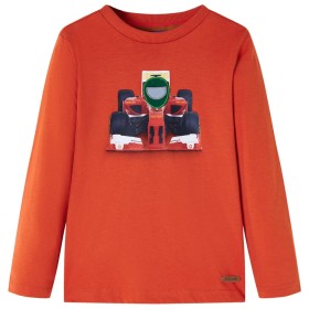 Children's long-sleeved t-shirt orange 92 by , Kids T-shirts - Ref: Foro24-12879, Price: 9,99 €, Discount: %