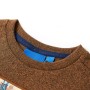 Long-sleeved children's t-shirt in cognac mélange color, size 128. by , Kids T-shirts - Ref: Foro24-12832, Price: 9,81 €, Dis...