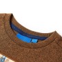 Long-sleeved children's t-shirt in cognac mélange color, size 104. by , Kids T-shirts - Ref: Foro24-12830, Price: 9,81 €, Dis...