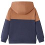 Child's hoodie with hood and half-zip in anthracite cognac 92 by , Kids T-shirts - Ref: Foro24-13474, Price: 14,91 €, Discoun...