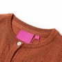 Child's knitted cardigan in cognac color, size 92. by , Children's outerwear - Ref: Foro24-14514, Price: 14,99 €, Discount: %