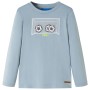 Light blue long-sleeved children's t-shirt size 128 by , Kids T-shirts - Ref: Foro24-12717, Price: 8,28 €, Discount: %