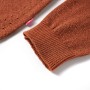 Cognacfarbene Strickjacke für Kinder 116 von , Oberbekleidung für Kinder - Ref: Foro24-14516, Preis: 12,12 €, Rabatt: %