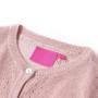 Rebeca de punto infantil rosa suave 140 de , Ropa de abrigo para niños - Ref: Foro24-14523, Precio: 12,12 €, Descuento: %