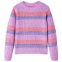 Strickpullover für Kinder mit fliederfarbenen und rosa Streifen 104 von , Kinder-T-Shirts - Ref: Foro24-14535, Preis: 14,80 €...