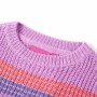 Strickpullover für Kinder mit fliederfarbenen und rosa Streifen 104 von , Kinder-T-Shirts - Ref: Foro24-14535, Preis: 14,80 €...