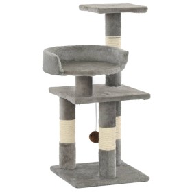 Cat scratching post with sisal posts 65 cm gray by vidaXL, Cat furniture - Ref: Foro24-170607, Price: 40,51 €, Discount: %