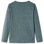 Dark green mélange long-sleeved children's t-shirt size 116 by , Kids T-shirts - Ref: Foro24-12826, Price: 9,81 €, Discount: %