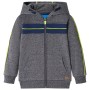 Child's hooded sweatshirt with gray mélange zipper 128 by , Kids T-shirts - Ref: Foro24-13277, Price: 13,53 €, Discount: %